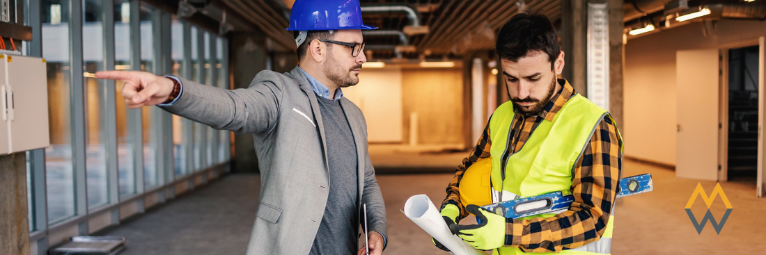 Angry customer at a construction site